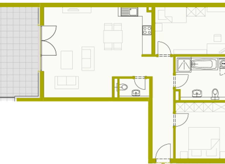 Wohnung zum Kauf provisionsfrei 519.900 € 3 Zimmer 94,8 m² Fließender Sand 3a Großauheim Hanau 63457