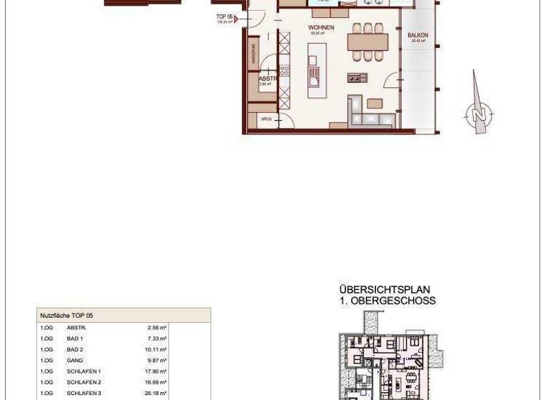 Wohnung zum Kauf - Erstbezug 2.256.500 € 4 Zimmer 154 m² Seeboden am Millstätter See 9871