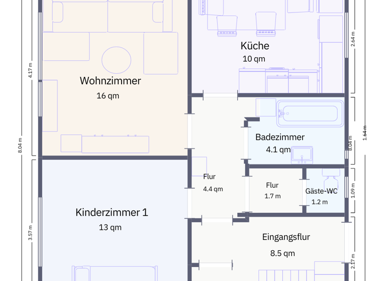 Doppelhaushälfte zum Kauf provisionsfrei 319.000 € 6 Zimmer 125 m² 225 m² Grundstück Etzwiesenstraße 15 Unterjettingen Jettingen 71131