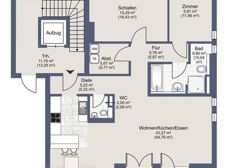 Wohnung zum Kauf - Erstbezug provisionsfrei 398.000 € 3 Zimmer 97 m² Rieseby 24354