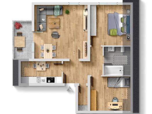 Wohnung zum Kauf provisionsfrei 139.500 € 3 Zimmer 65 m² Elmshausen Lautertal 64686