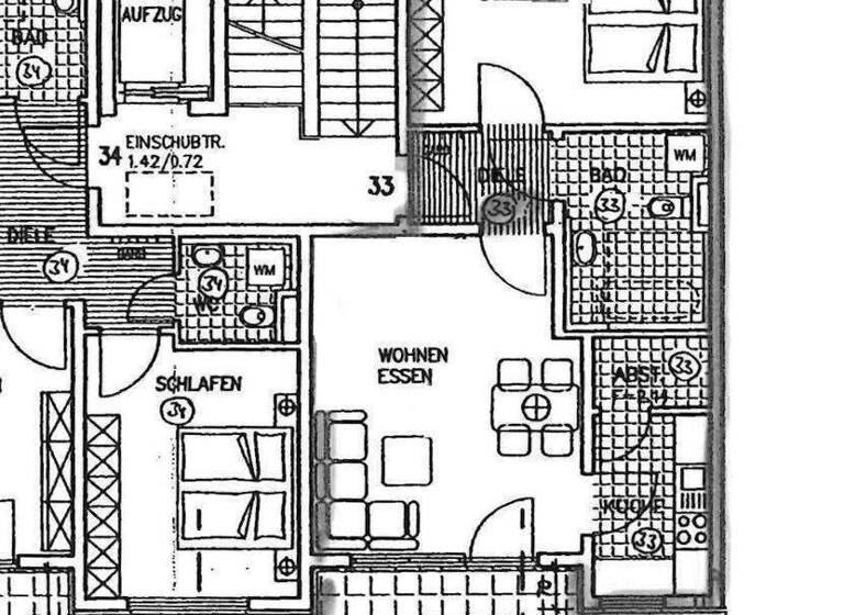 Wohnung zur Miete 740 € 2 Zimmer 61 m² Innenstadt Erlangen 91052