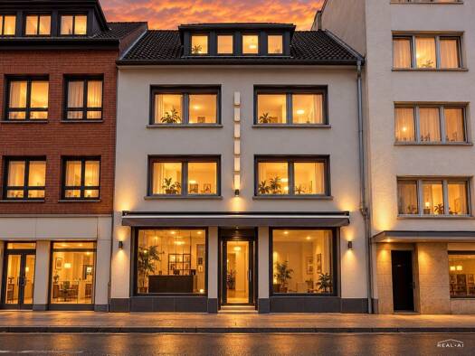 Wohnung zur Miete 650 € 2 Zimmer 60 m² Geschoss 3/3 frei ab sofort Stadtmitte Krefeld 47799