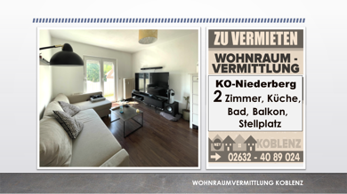 Wohnung zur Miete 599 € 2 Zimmer 57 m² 2. Geschoss Arenberger Str. 135 Niederberg 3 Koblenz 56072