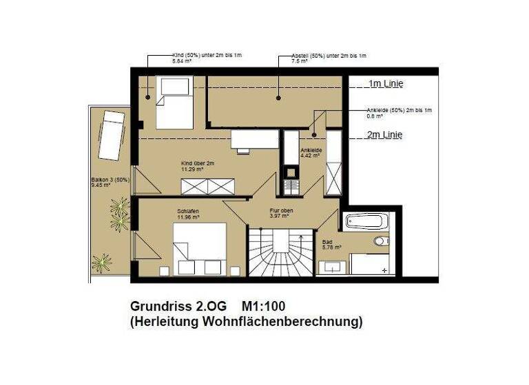 Maisonette zum Kauf 435.000 € 4 Zimmer 114,1 m² 2. Geschoss Wertach 87497