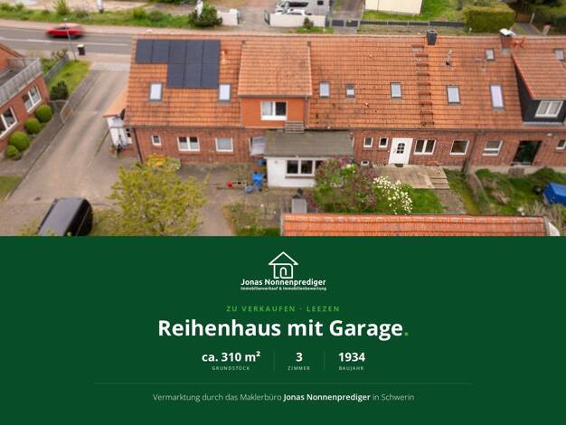 Reihenmittelhaus zum Kauf provisionsfrei 150.000 € 3 Zimmer 113 m² 310 m² Grundstück Hauptstr. 9 c Leezen Leezen 19067