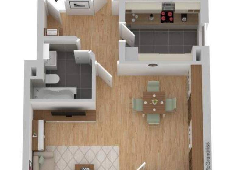 Wohnung zum Kauf provisionsfrei 161.000 € 2 Zimmer 68,4 m² EG Heilbronner Straße 75 Mergelstetten Heidenheim 89522