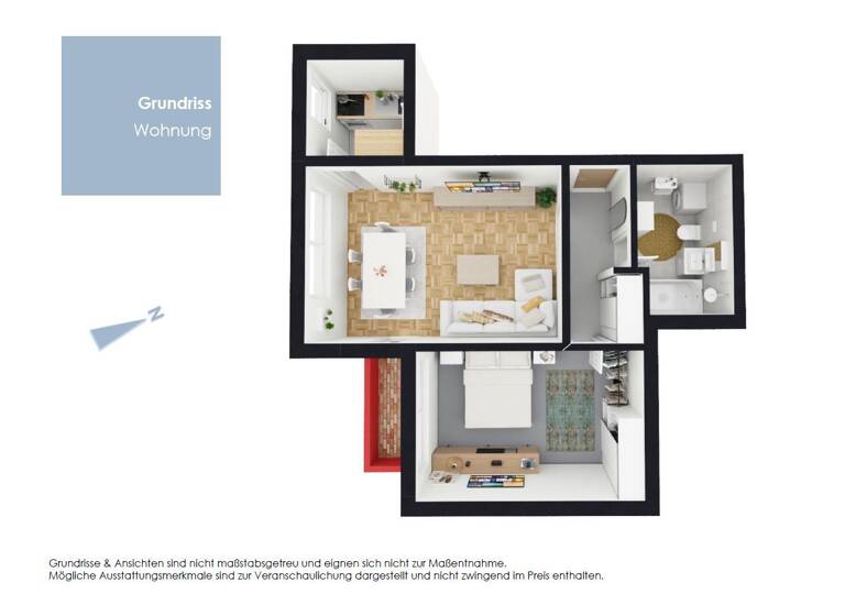 Wohnung zum Kauf 257.000 € 2 Zimmer 56,2 m² 4. Geschoss Neugermering Germering 82110