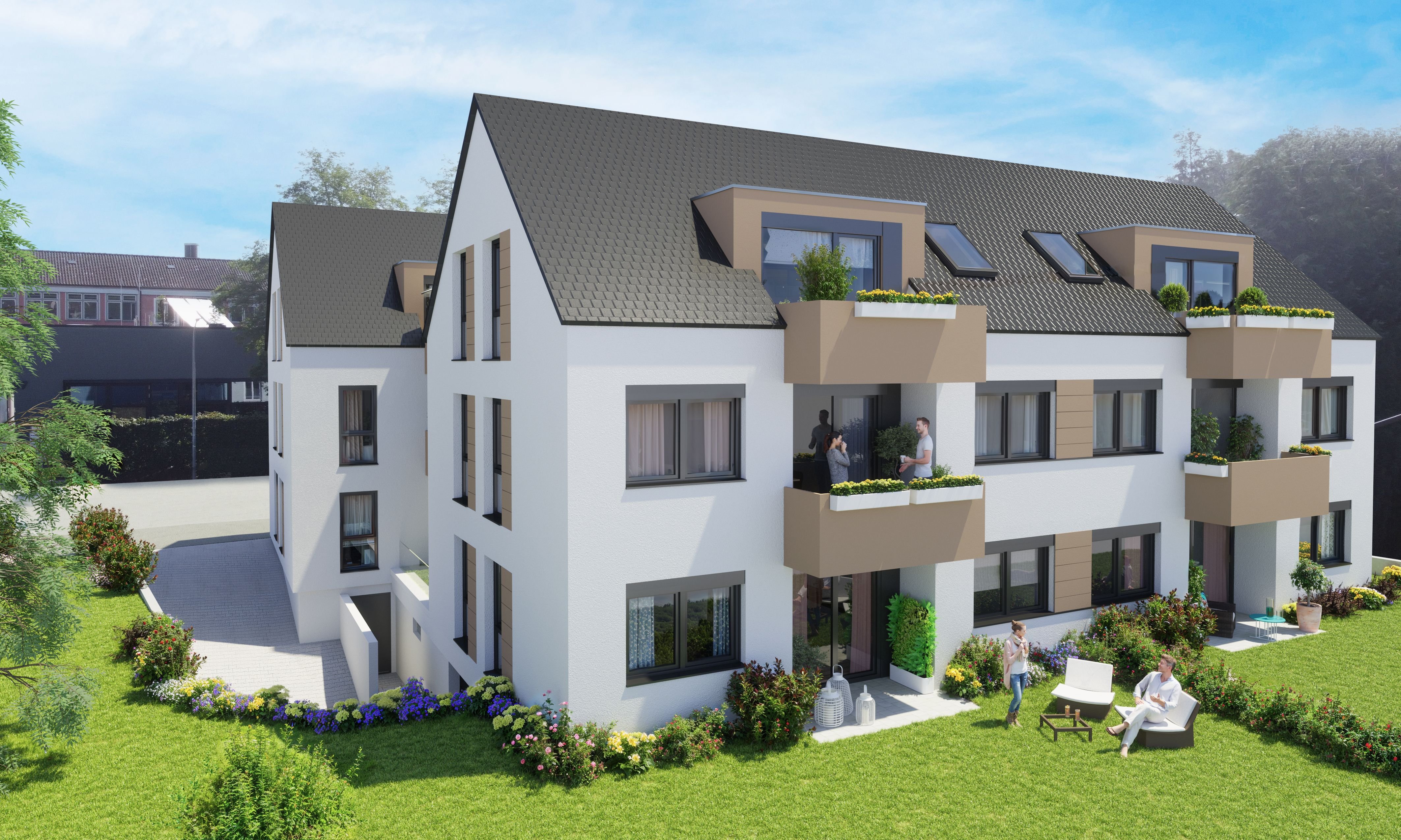 Wohnung zum Kauf provisionsfrei 403.900 € 4 Zimmer 77,8 m²<br/>Wohnfläche EG<br/>Geschoss Felsengartenstraße 22 Kernstadt Biberach an der Riß 88400