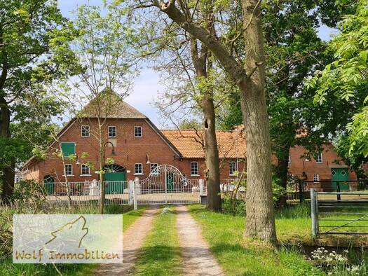 Bauernhaus zum Kauf 1.150.000 € 10 Zimmer 489 m² 20.328 m² Grundstück Phiesewarden Nordenham 26954