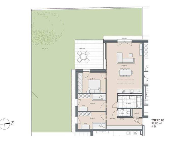 Wohnung zum Kauf - Erstbezug provisionsfrei 831.300 € 4 Zimmer 97,8 m² EG Loferer Straße St. Johann in Tirol 6380
