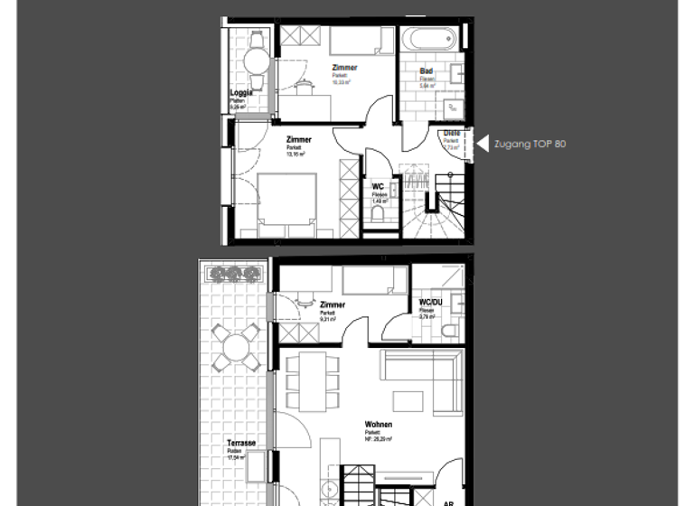 Wohnung zum Kauf 495.700 € 4 Zimmer 80,2 m² 4. Geschoss Schwechat 2320