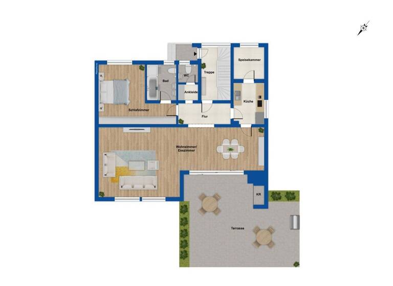 Mehrfamilienhaus zum Kauf 490.000 € 7 Zimmer 206,4 m² 517 m² Grundstück Bruchhausen Ettlingen 76275