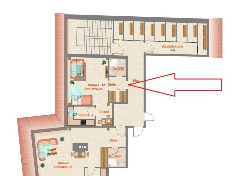 Studio zum Kauf 110.000 € 1 Zimmer 30,2 m² Trier-Nord Trier 54290
