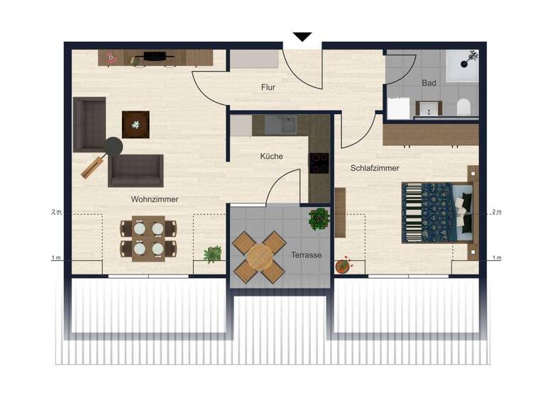 Wohnung zum Kauf 159.000 € 2 Zimmer 48 m² Geschoss 2/2 Wendelstein 90530