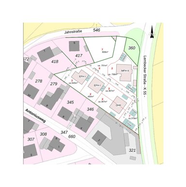 Grundstück zum Kauf 146.600 € 367 m² Grundstück Jahnstraße Lippramsdorf Haltern am See 45721