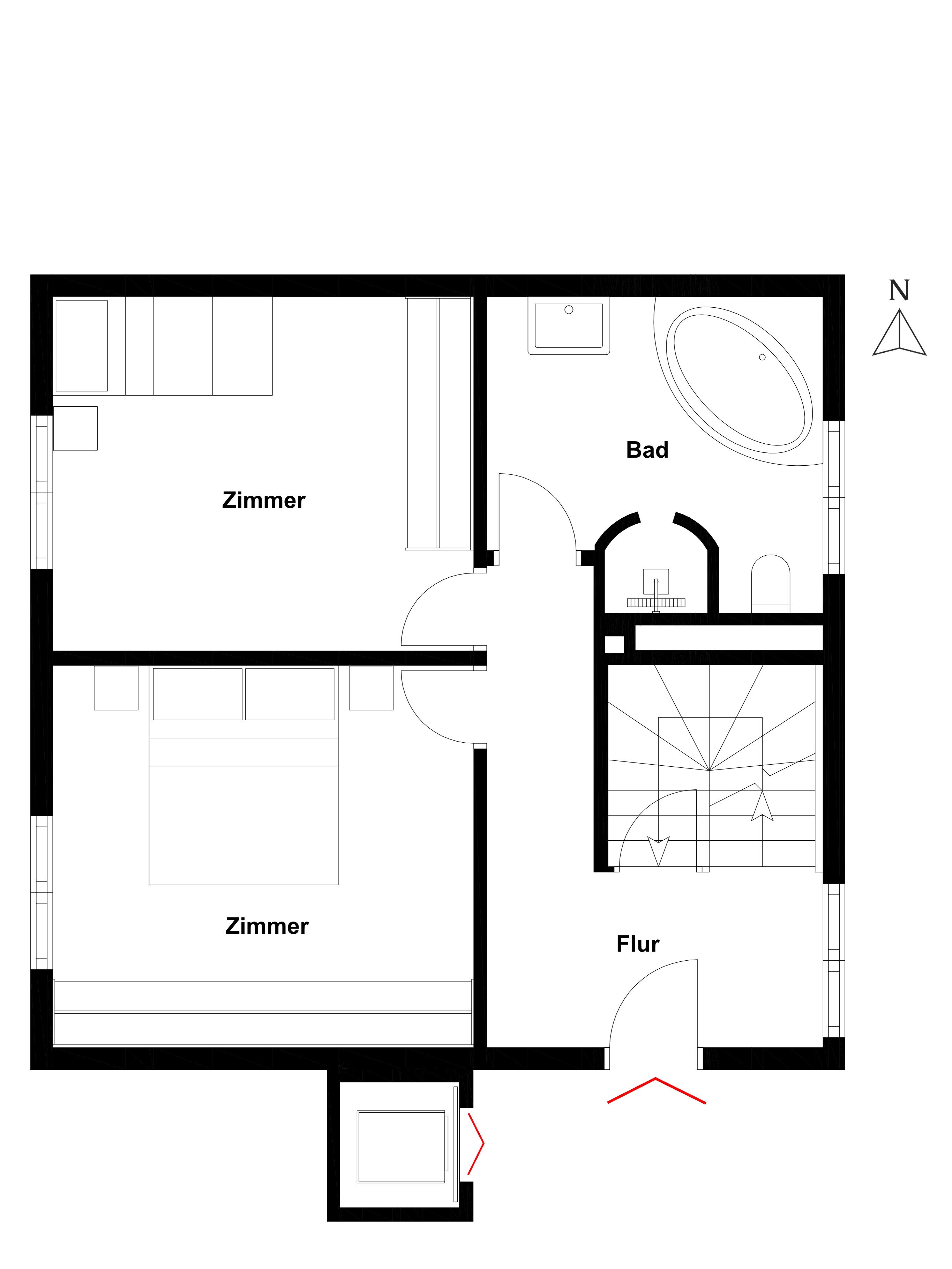 Penthouse zur Miete 2.360 € 4 Zimmer 128 m²<br/>Wohnfläche Petershausen-Ost Konstanz 78464