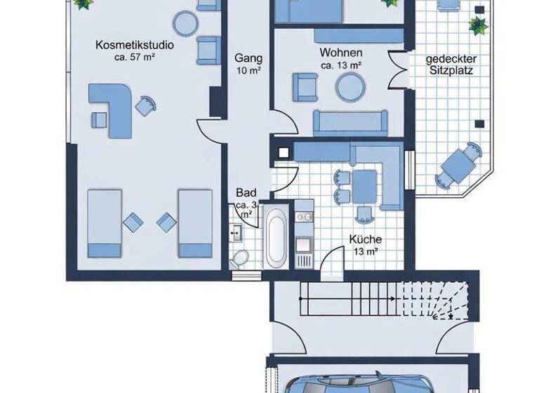 Mehrfamilienhaus zum Kauf 624.000 € 9 Zimmer 282 m² 812 m² Grundstück Oberschopfheim Friesenheim / Oberschopfheim 77948
