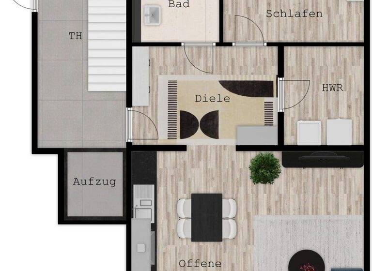 Wohnung zur Miete - Erstbezug 780 € 2 Zimmer 70,2 m² 2. Geschoss frei ab sofort Altstadt-Süd Oberhausen 46045