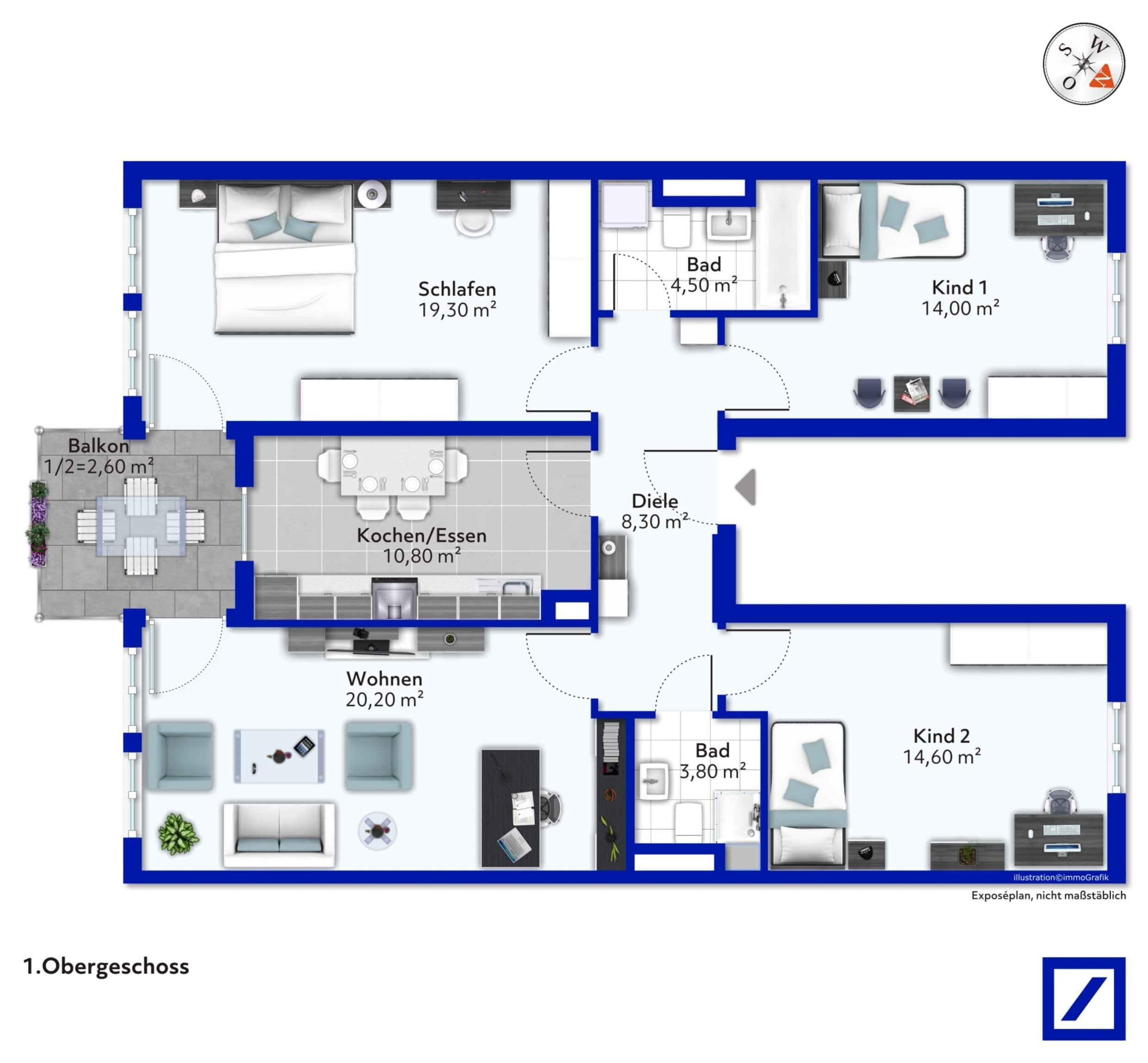 Wohnung zum Kauf 540.000 € 4 Zimmer 97,9 m²<br/>Wohnfläche Markt Schwaben 85570