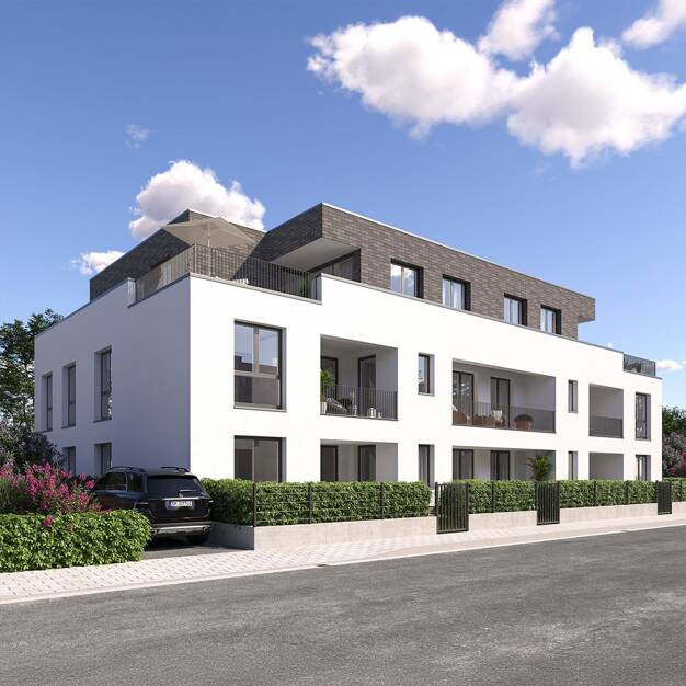 Terrassenwohnung zum Kauf - Neubau provisionsfrei 295.000 € 2 Zimmer 49,5 m² EG Heinrich-Busold-Str. 79 Friedberg Friedberg 61169
