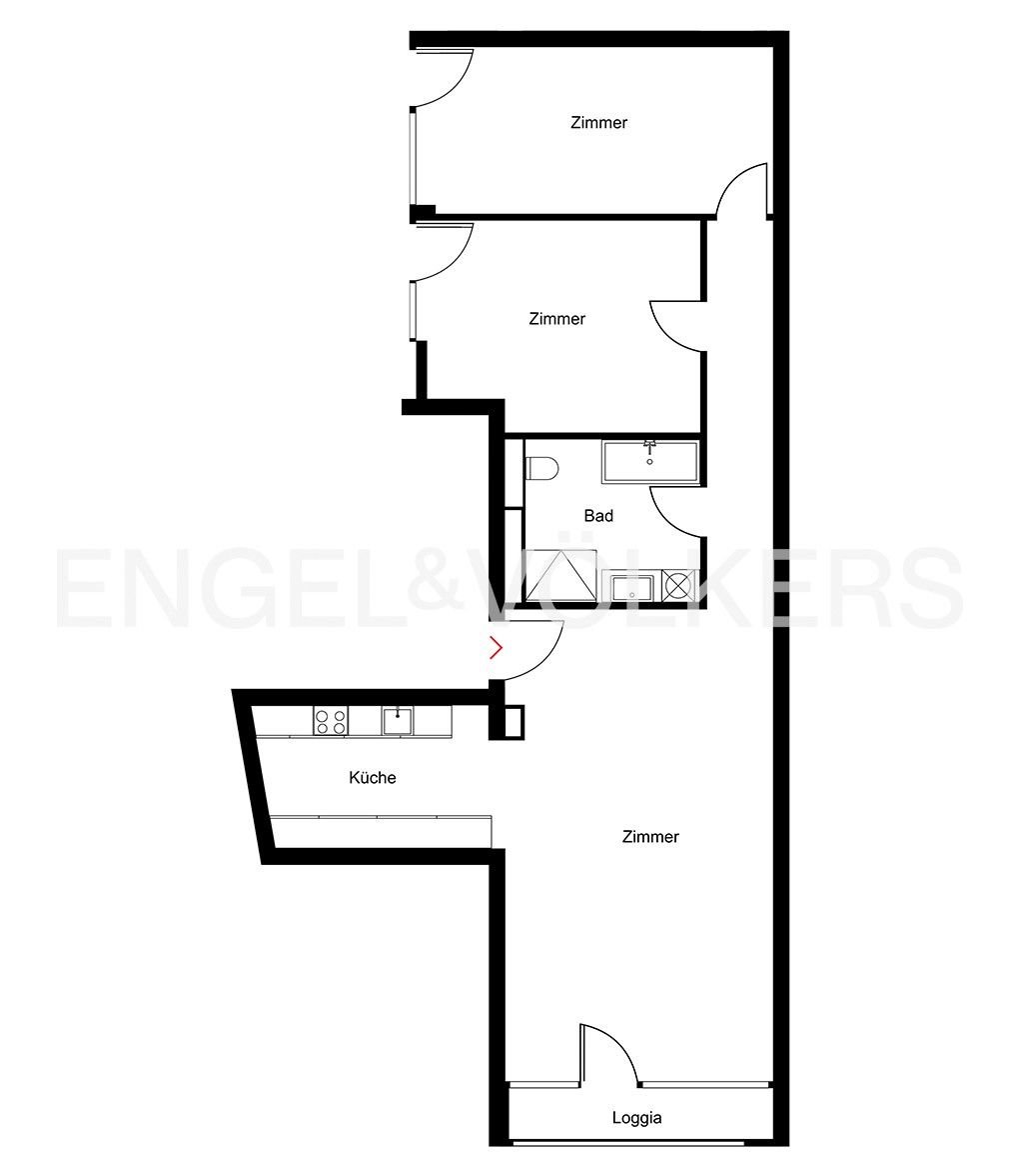 Wohnung zum Kauf 735.000 € 3 Zimmer 104 m²<br/>Wohnfläche 1.<br/>Geschoss Alt-Treptow Berlin 12435