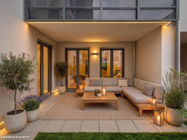 Wohnung zum Kauf - Erstbezug provisionsfrei 899.900 € 3 Zimmer 74,4 m² EG Nestroystraße 13 Sendling-Westpark München 81373