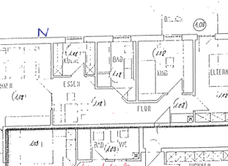 Wohnung zum Kauf 198.000 € 3 Zimmer 77,1 m² 1. Geschoss frei ab sofort Goethestraße 11 Massing 84323
