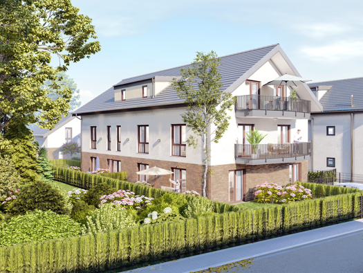 Wohnung zum Kauf - Erstbezug provisionsfrei 297.000 € 2 Zimmer 55,6 m² 2. Geschoss frei ab sofort Goethestraße 42 Walldorf Mörfelden-Walldorf 64546