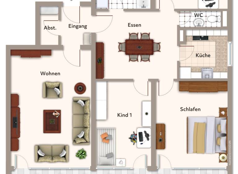 Wohnung zum Kauf 350.000 € 4 Zimmer 102,4 m²<br/>Wohnfläche 6.<br/>Geschoss Büchenbach Erlangen 91056