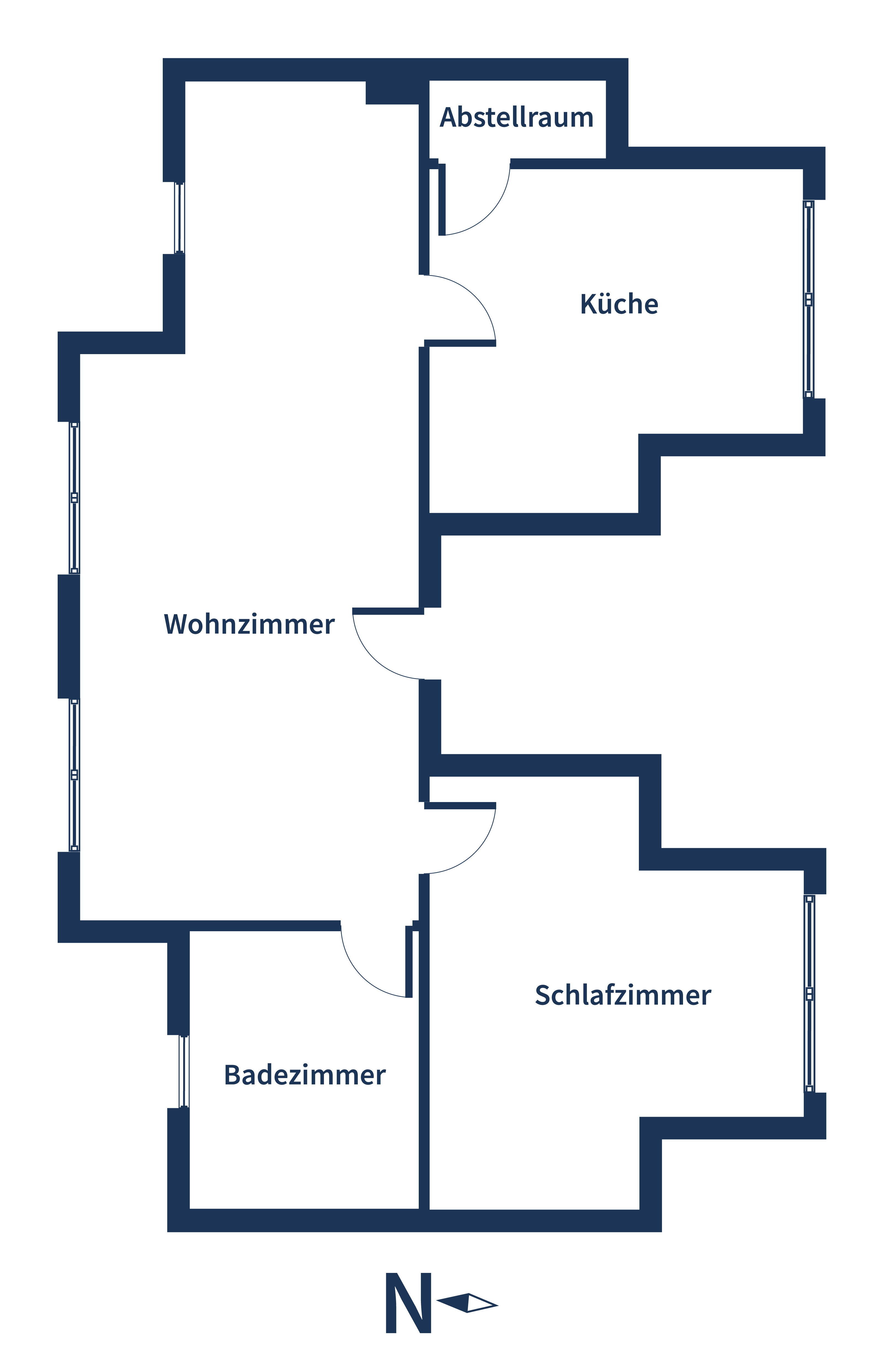 Wohnung zum Kauf 109.000 € 2 Zimmer 78 m²<br/>Wohnfläche 4.<br/>Geschoss Altstadt Bottrop 46236