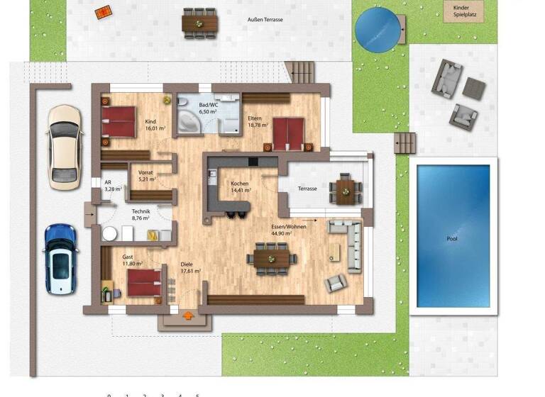 Mehrfamilienhaus zum Kauf 825.000 € 9 Zimmer 300 m² 1.002 m² Grundstück Wörth Wörth 8342