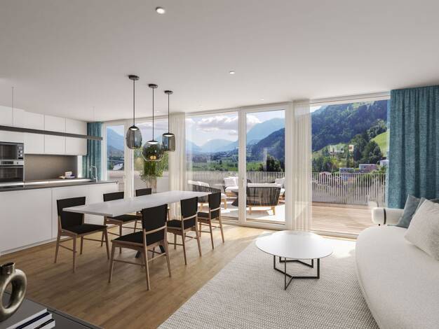 Terrassenwohnung zum Kauf - Erstbezug provisionsfrei als Kapitalanlage geeignet 590.070 € 4 Zimmer 78,2 m² Maria Grüner Straße 5 Frastanz 6820