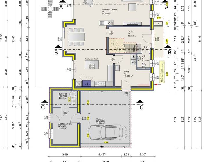 Einfamilienhaus zum Kauf - Erstbezug provisionsfrei 459.000 € 4 Zimmer 154 m² Haselünne 49740