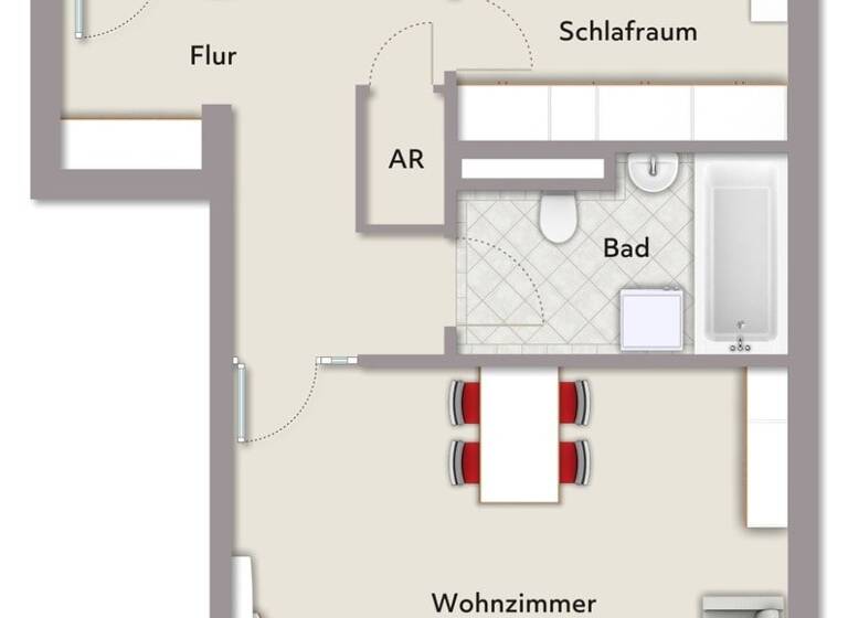 Wohnung zum Kauf 220.000 € 2 Zimmer 63 m²<br/>Wohnfläche 4.<br/>Geschoss ab sofort<br/>Verfügbarkeit Langwasser Nürnberg 90471