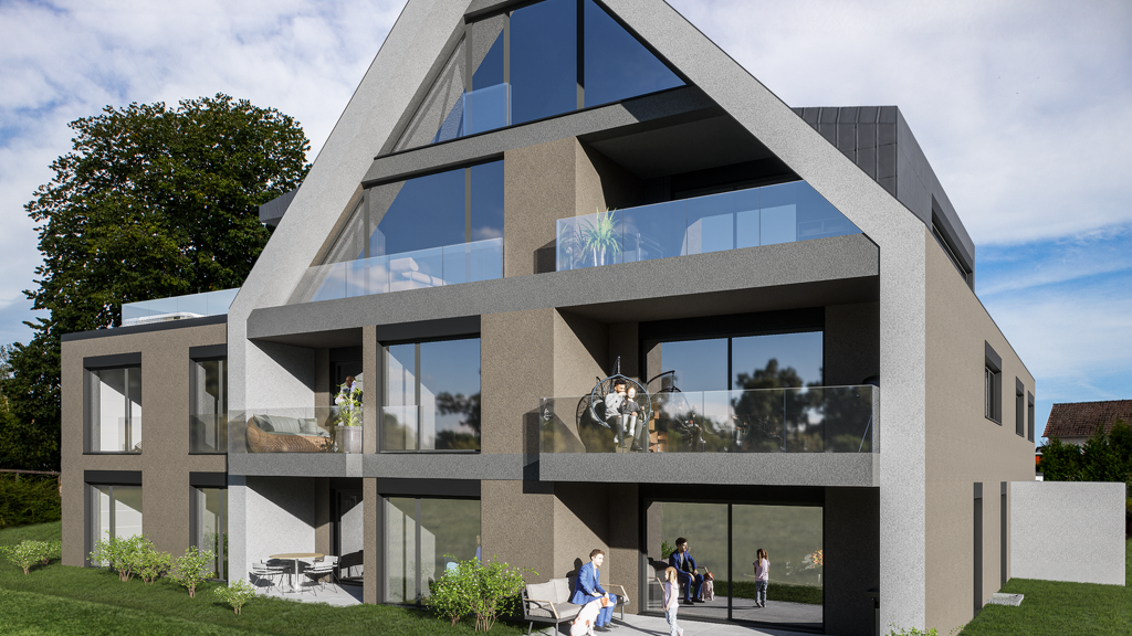 Wohnung zum Kauf - Erstbezug 589.000 € 2 Zimmer 70,6 m² 2. Geschoss Meersburger Str. 21 Fischbach Friedrichshafen 88048