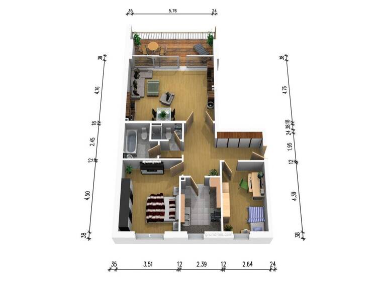 Wohnung zur Miete 1.300 € 3 Zimmer 90 m² 1. Geschoss Schenefeld 22869