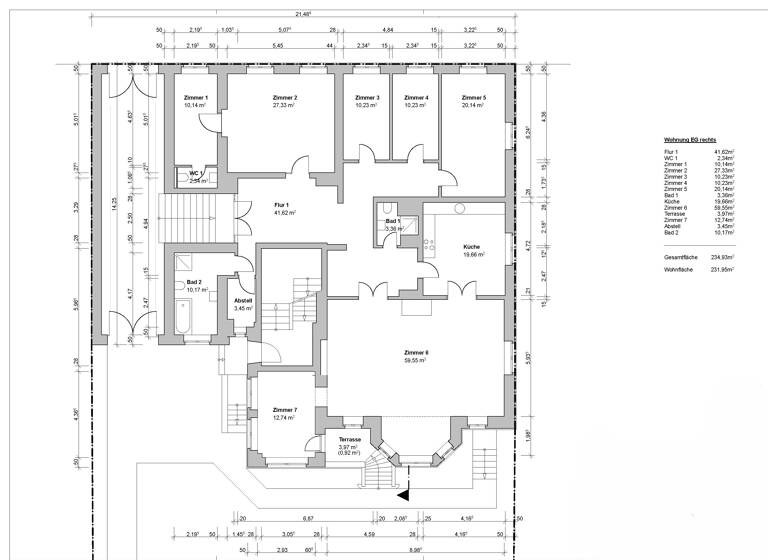 Wohnung zum Kauf provisionsfrei 990.000 € 7 Zimmer 231,9 m²<br/>Wohnfläche EG<br/>Geschoss Zentrum-Nordwest Leipzig 04105