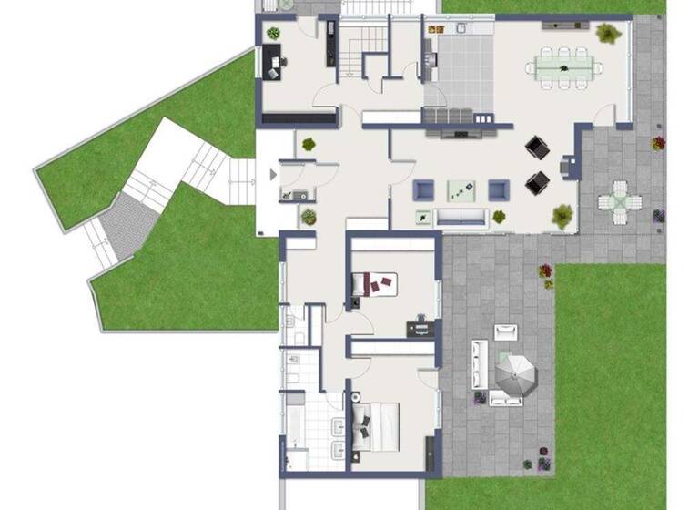 Einfamilienhaus zur Miete 2.600 € 6 Zimmer 251 m² 1.500 m² Grundstück Hangelar Sankt Augustin 53757