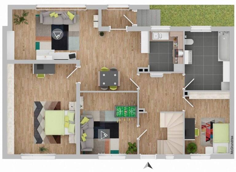 Mehrfamilienhaus zum Kauf 550.000 € 7 Zimmer 225 m² 1.013 m² Grundstück Westerhausen Melle / Westerhausen 49324