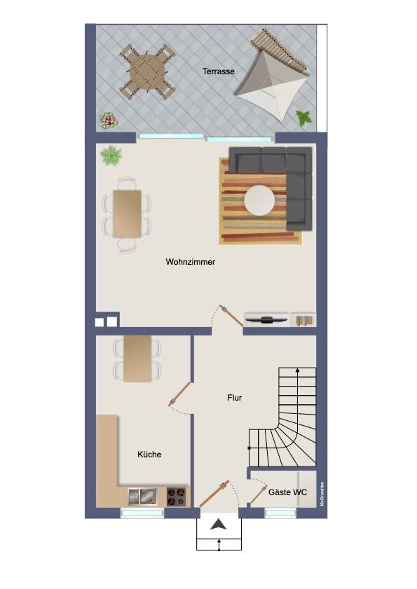 Reihenmittelhaus zum Kauf 199.000 € 4 Zimmer 104 m²<br/>Wohnfläche 291 m²<br/>Grundstück Schenefeld Schenefeld 25560