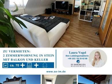Wohnung zur Miete 650 € 2 Zimmer 70 m² Dachgeschoss frei ab 01.08.2025 Stein Königsbach-Stein 75203