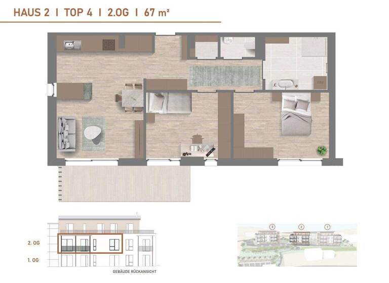 Wohnung zum Kauf - Erstbezug 269.663 € 3 Zimmer 67,6 m² Paternion 9711
