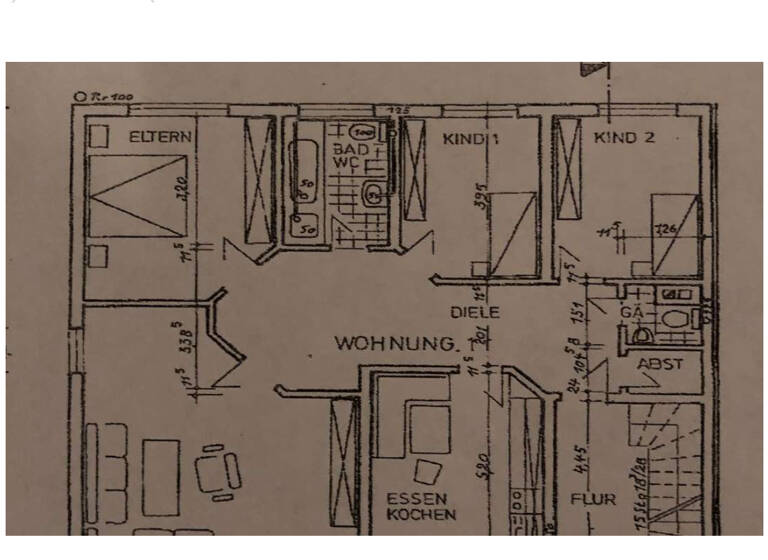 Wohnung zum Kauf provisionsfrei 265.000 € 4 Zimmer 121 m²<br/>Wohnfläche 1.<br/>Geschoss Schoellerstrasse 46 Eitorf Eitorf 53783