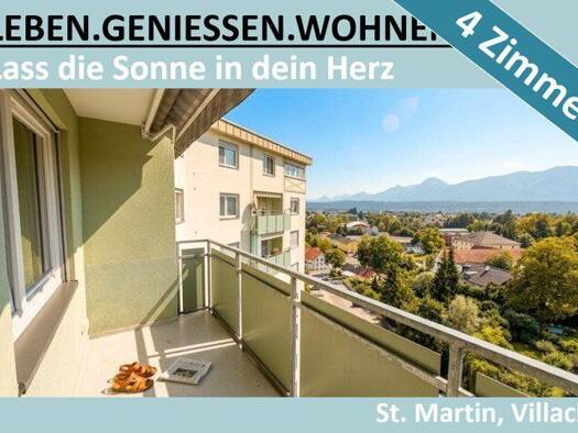 Wohnung zum Kauf 298.000 € 4 Zimmer 113,2 m² 9. Geschoss Lind Villach 9500