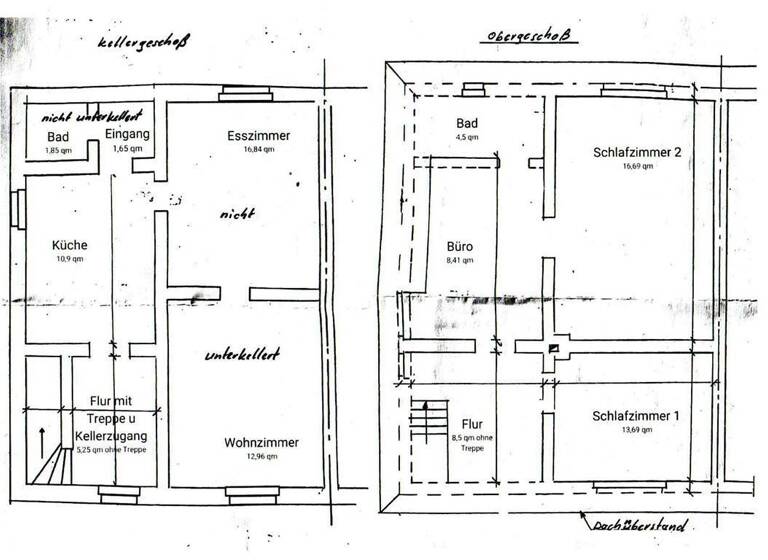 Doppelhaushälfte zum Kauf 85.000 € 5 Zimmer 96 m² 369 m² Grundstück Wallhausen Wallhausen bei Sangerhausen 06528