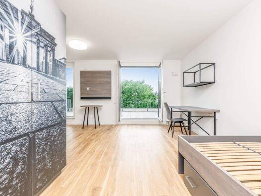 Studio zur Miete 850 € 1 Zimmer 34,6 m² EG Rennbahnstraße 83 Weißensee Berlin 13086