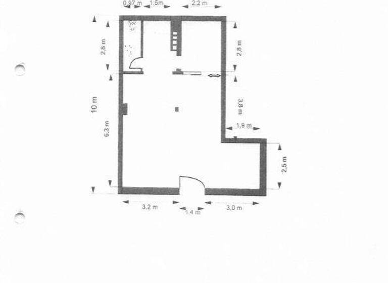 Büro zur Miete 1.100 € 1,5 Zimmer 65 m² Bürofläche Schwarzenbek 21493
