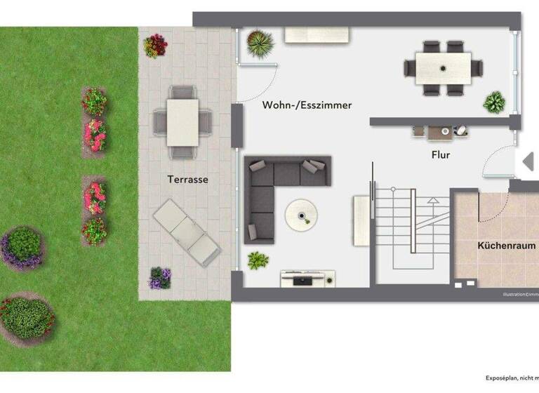 Reihenendhaus zum Kauf 449.000 € 3,5 Zimmer 89,6 m² 600 m² Grundstück Harksheide Norderstedt 22844