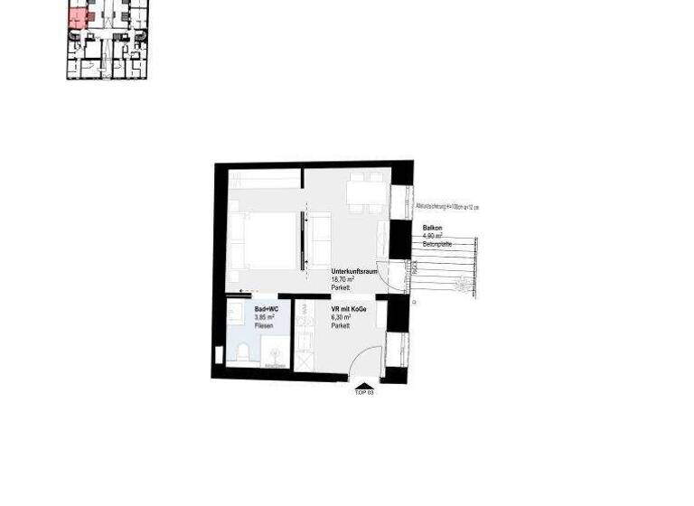 Studio zum Kauf - Erstbezug 234.946 € 1 Zimmer 29,8 m² EG Paulusgasse 5 Wien 1030
